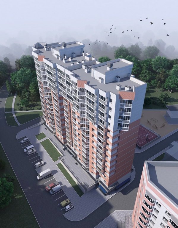 Многоквартирный дом Шилова 20 2 этап строительства