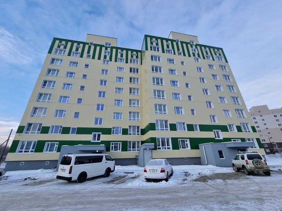 Многоквартирный жилой дом на улице Науки 1А/1 в п/р Ново-Александровск г. Южно-Сахалинска