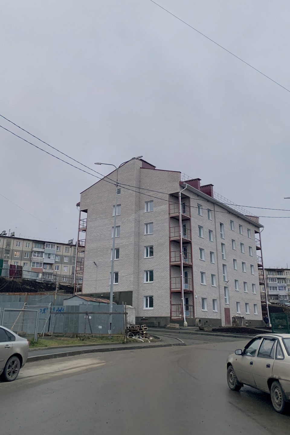 Многоквартирный жилой дом в районе улицы Водников в г. Петрозаводске