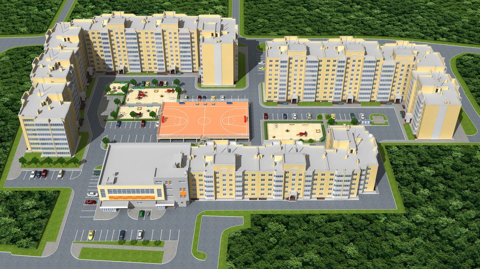 Боровский, в квартале улиц: 8 марта-Советская-Ленинградская-Набережная