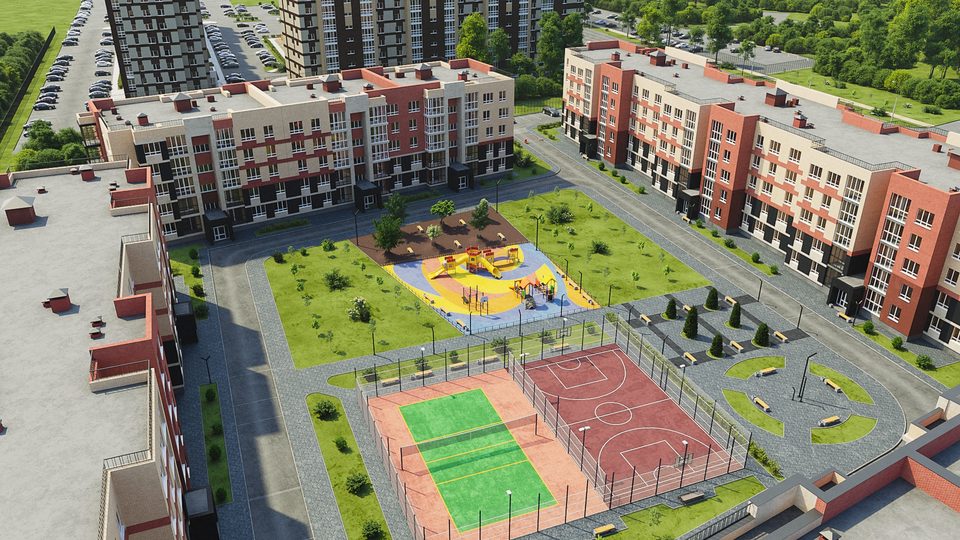 п. Мичуринский, микрорайон Мегаполис-Парк
