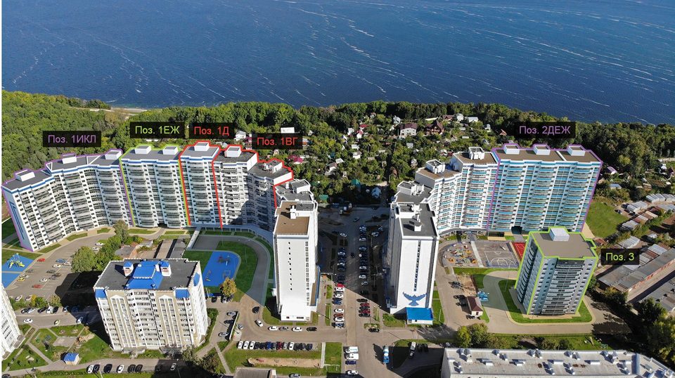 Жилой комплекс "Волга Сити" позиция 1Е