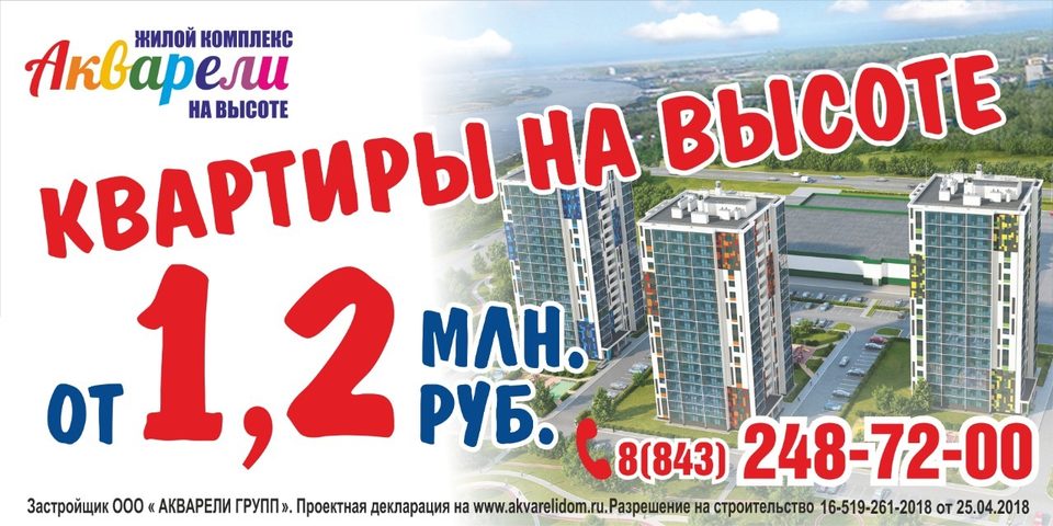 Жилой комплекс "АКВАРЕЛИ" (ЖК "АКВАРЕЛИ")