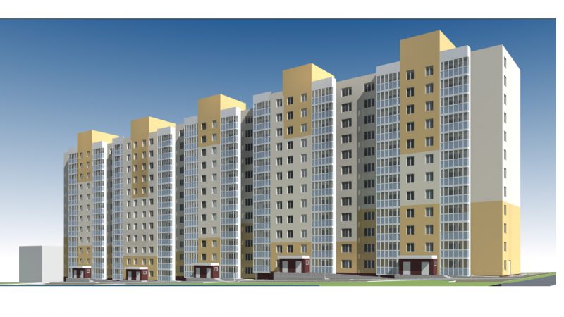 г. Кемерово, Заводский район, микрорайон 15, Многоэтажный жилой дом
