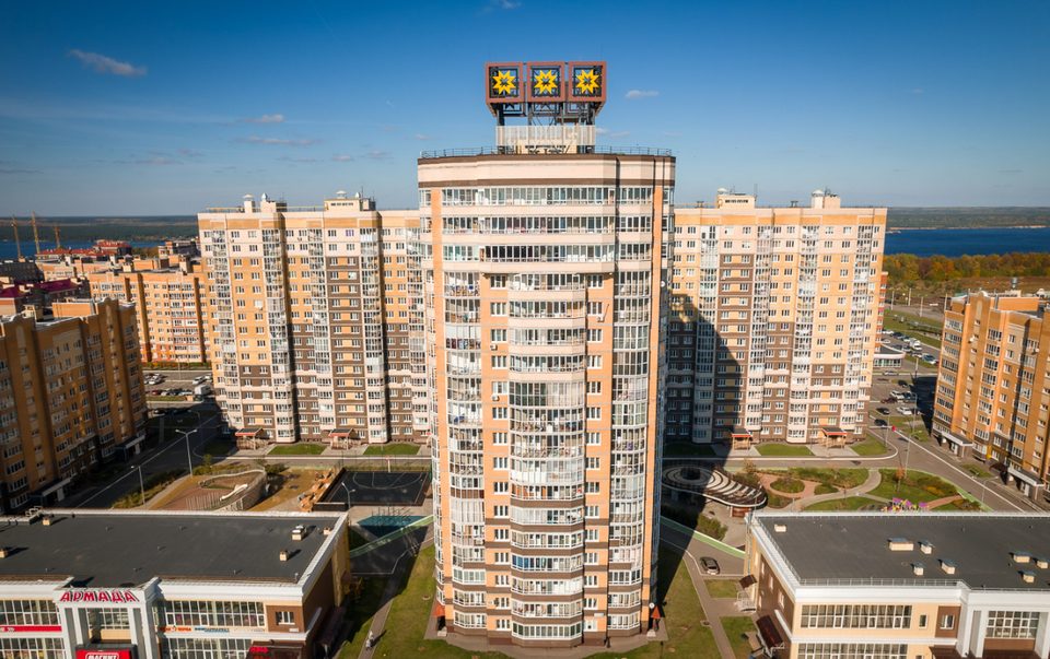 жилой район "Новый город" г.Чебоксары; "Новый город"; высотный комплекс "Ориентир