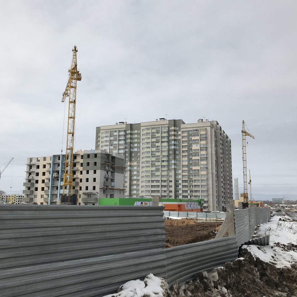 Квартал жилых домов с автостоянкой в "Юго- западном" районе по ул. Архангельской г.Вологды. Жилой дом №3 по Г/П