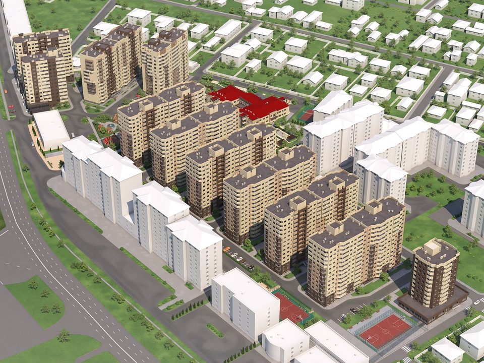 Жилой комплекс "Лазурный" по ул. Крестьянской