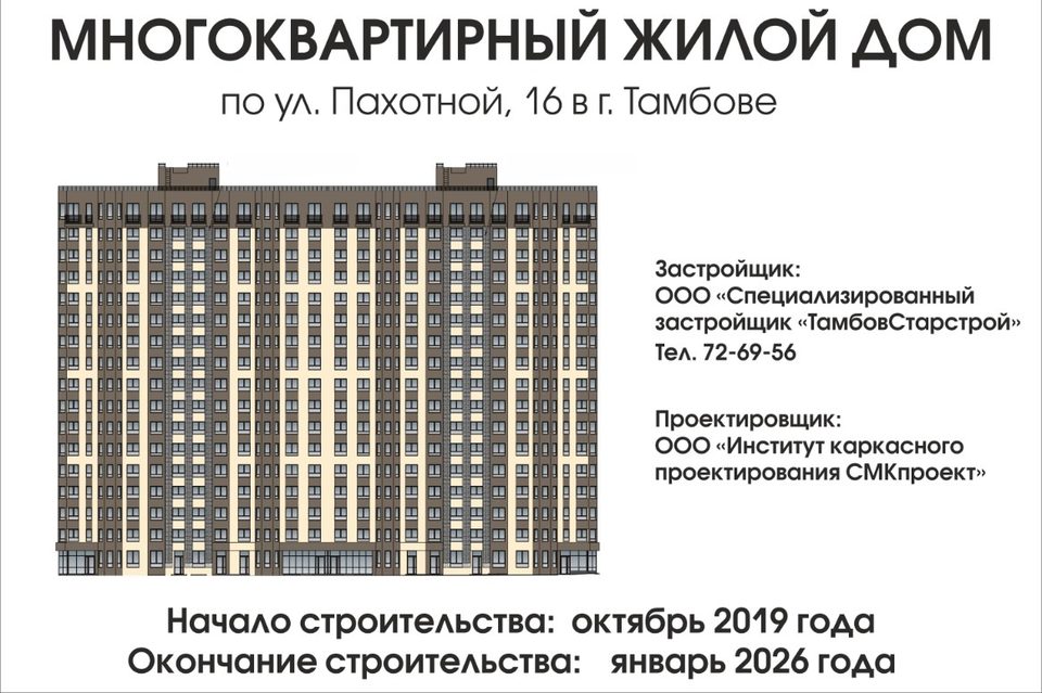 г. Тамбов, улица Пахотная