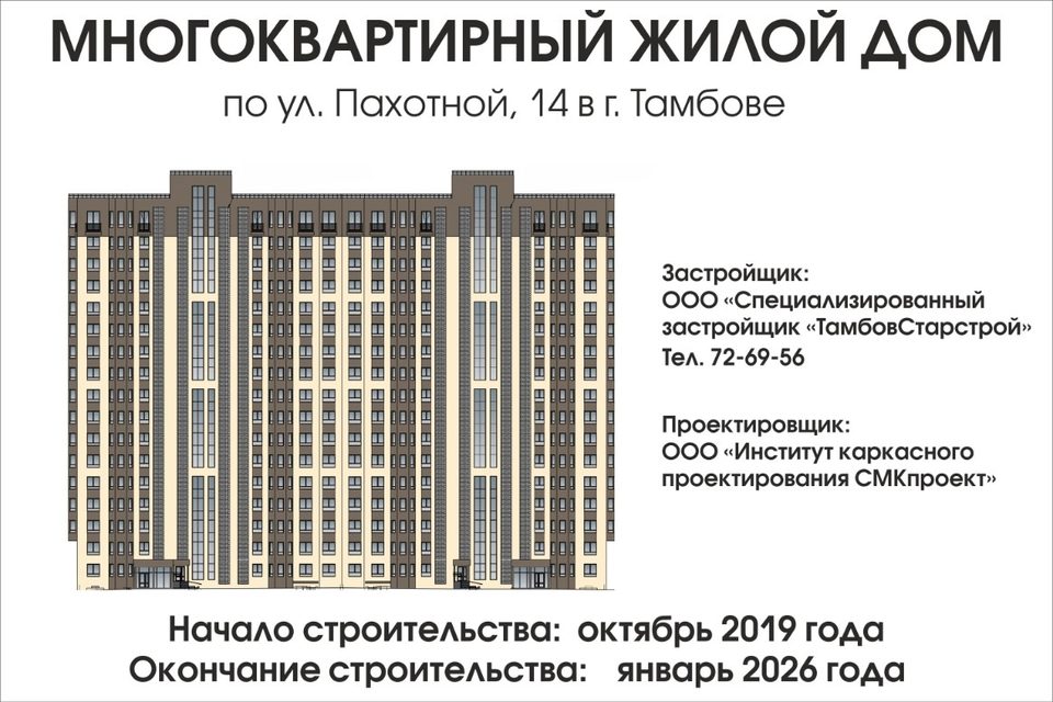 г. Тамбов, улица Пахотная